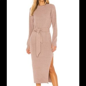 LPA Long Sleeve Ribbed Dress